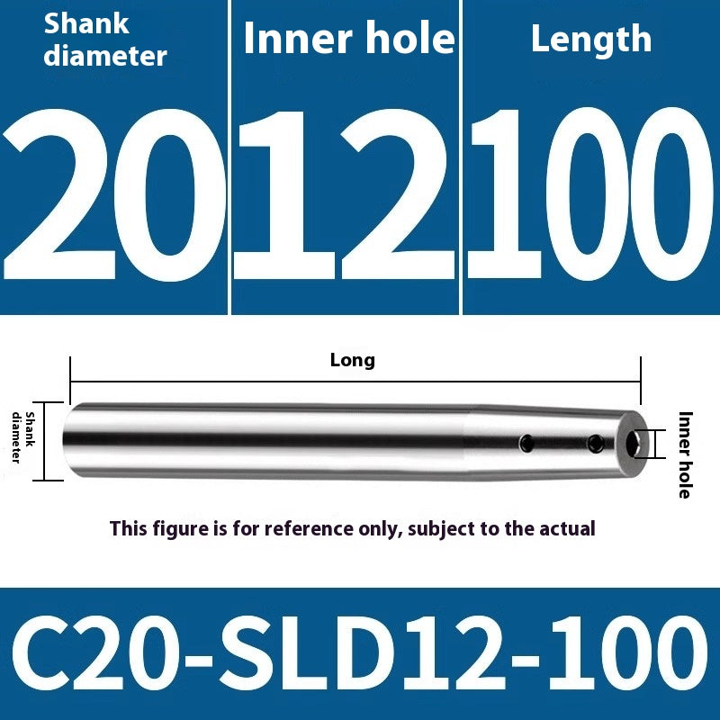 2059-High precision side solid SLD extension rod CNC milling cutter extended rod small diameter straight handle deep cavity avoidance C12C16C20 Shandong Denso Pricision Tools Co.,Ltd.